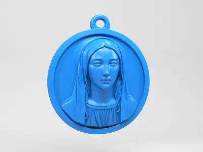 Virgin Medal 3D print model