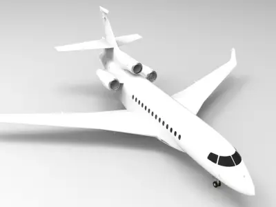 Falcon 7X 3D print model