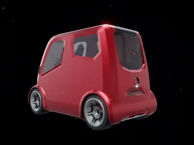 Mini Futuristic Car 3D model