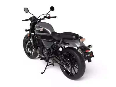 Harley Davidson X440 - Vivid Metallic Dark Silver - Game Ready Low-poly 3D model