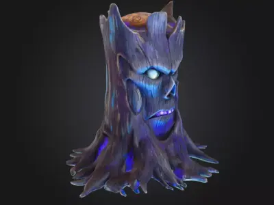 Tree Sentinel Low-poly 3D model