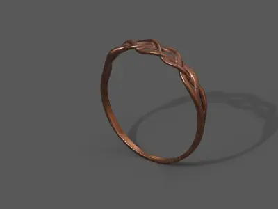 High-Quality 3D Ring Model Low-poly 3D model 21