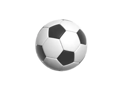 Soccer Ball 3D model 10