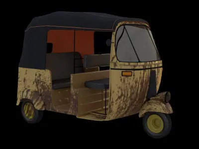 Tricycle tuk tuk 3D model