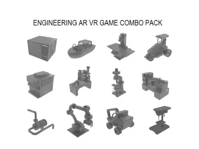 ENGINEERING AR VR GAMES COMBO PACK 3D Model Collection
