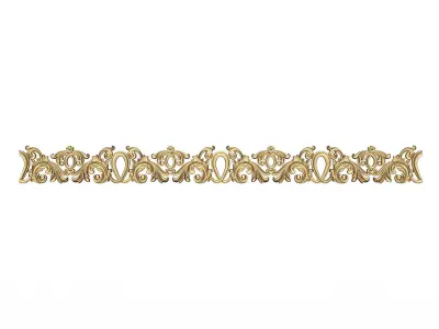 Ornament Element Molding 037 Low-poly 3D model