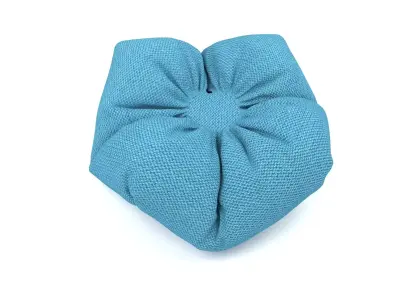 Pillow heart - teal 3D model