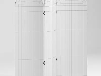 Wood Veneer Screen By Zeitraum 3D model