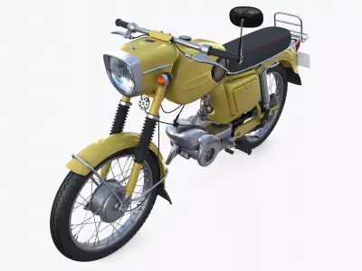 Generic motorcycle 3D model