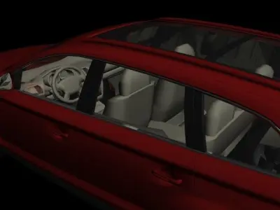 car model audi suv Low-poly 3D model