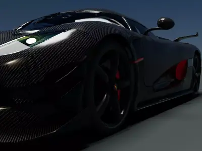 koenigsegg jesko 3d modle maya arnold 3D print model