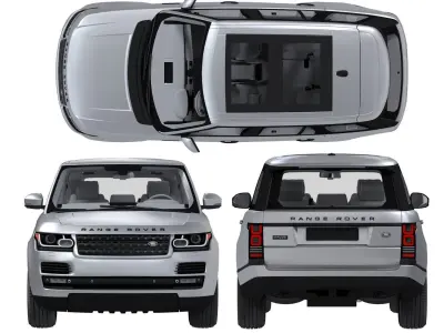 Range Rover 4 3D model