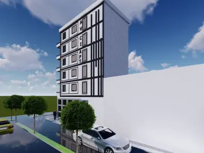 modern apartment 3D model