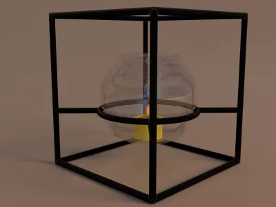 Candle holder 3D model