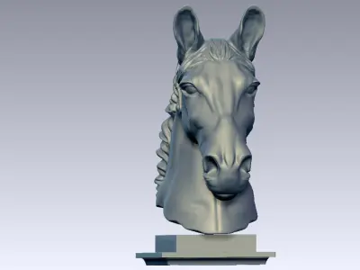 Horse statue - room decoration - 3D print 3D print model