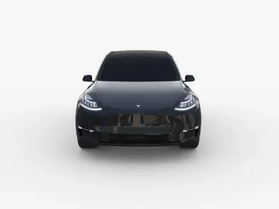 Tesla Model Y Black 3D model