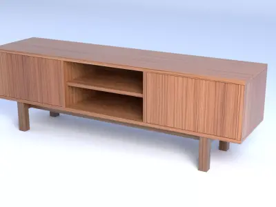 STOCKHOLM TV bench Ikea 3D model