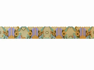 Egyptian molding 3D model