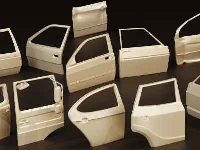 80 Abandon City Kitbash Free 3D model