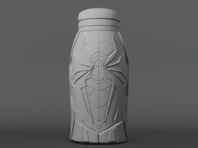Spider-Man Bottle  3D print model