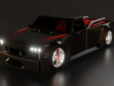 Pickup truck 3D model