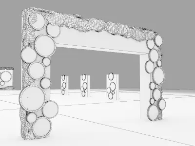 christmas event setup  3D model