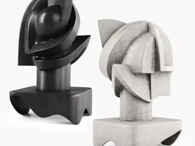 Sculpture Carmen Otero 3D model