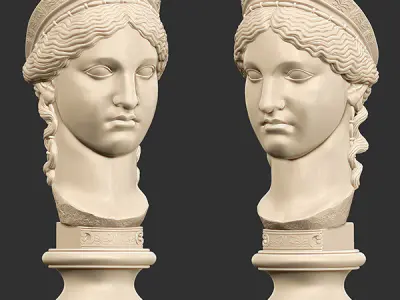 Printable bust of Hera 3D print model