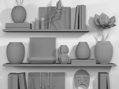 decorative set Rokviz A 3D model