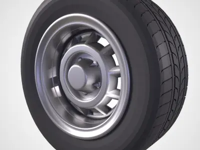 BUICK REGAL GRAND NATIONAL COUPE TYRE RIM 3D print model