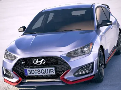 Hyundai Veloster N 2019 3D model