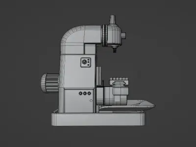1 to 24 scale Milling Machine ready to be printed 3D print model