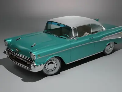 1957 Chevrolet Bel Air Original 3D model 3D model
