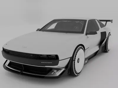 Hyundai N Vision 74 3D model by Flostudio