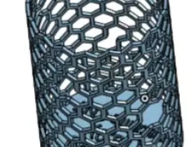 Carbon Nano Tube pen holder 3D print model