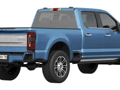 F-350 Super Duty Limited Edition 2024 3D model
