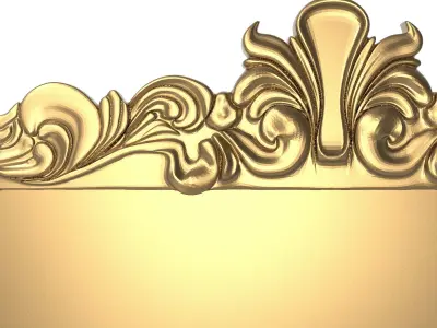 carved frame 3D model 72