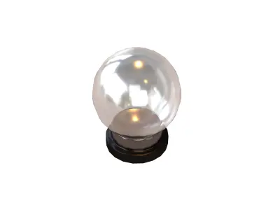 Crystal Ball V1 001 Low-poly 3D model