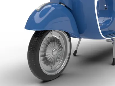 Vespa 125 ET3 1967 3d model 3D model