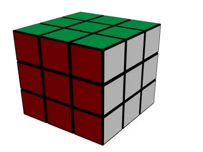 Rubicks Cube 3D model