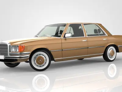 Mercedes Benz 350 SE W116 3D model