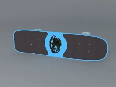 1985 Powell Peralta Kevin Harris Canadian Mountie freestyle s... Free 3D model