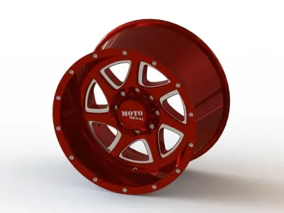 Cast rim MOTO METAL - MO976 3D model