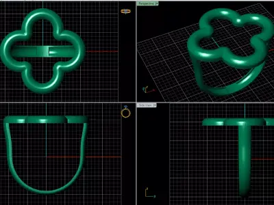 jewelry ring 322 3D print model