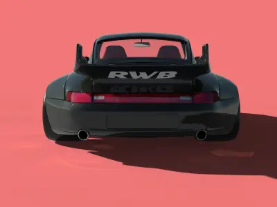 PORSCHE RWB  3D model