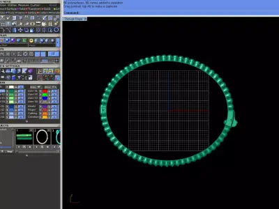 Attractive bangle bracelet 3D print model