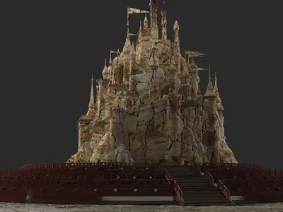 Chinese castle 3D model