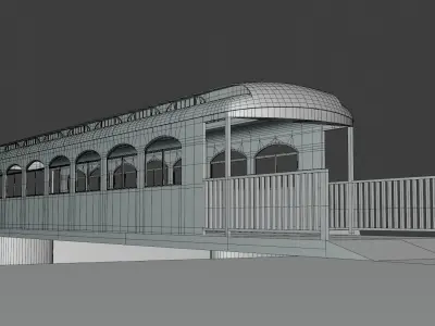 Old tram bridge 3D model