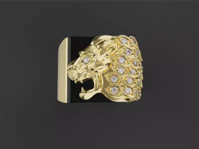 Lion Ring 30815 3D print model