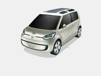 Volkswagen Space Up Blue Concept 2007 Low-poly 3D model